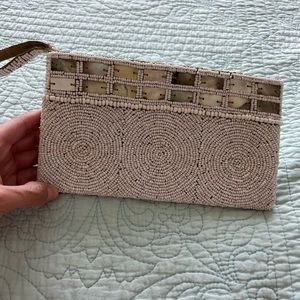 Beaded Wristlet with Shells